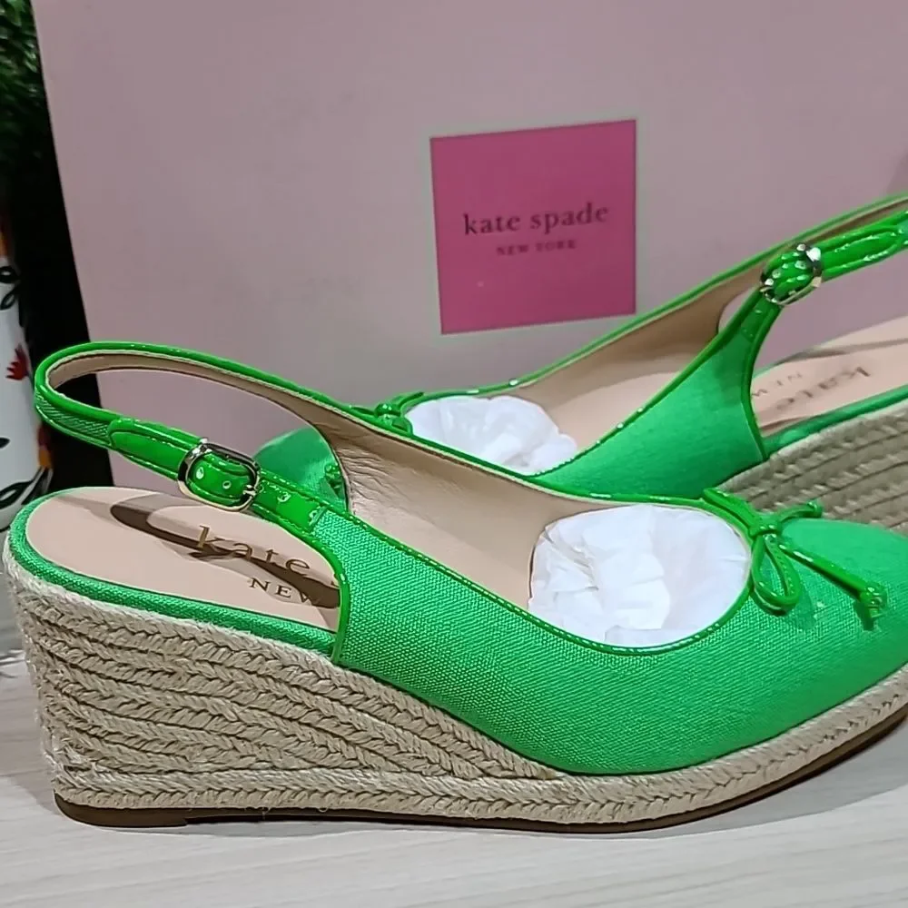 kate spade Panama Nights sandals - Green Jay US Women's 8.5 New